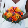 bouquet de mariage coloré automne