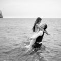 séance trash the dress-day after au bord de la mer en Normandie